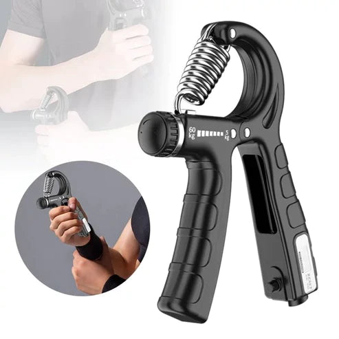 Adjustable Exerciser Hand Gripper With Counter Strengthener Adjustable Resistance Wrist Strengthener Forearm Gripper Hand Workout Squeezer Grip Strength Trainer(Random color) Rs 423