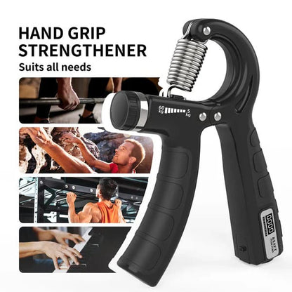 Adjustable Exerciser Hand Gripper With Counter Strengthener Adjustable Resistance Wrist Strengthener Forearm Gripper Hand Workout Squeezer Grip Strength Trainer(Random color) Rs 423