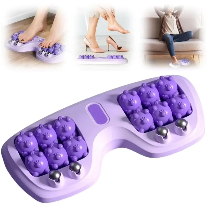 Roller Manual Foot Massager – Body Stress Buster & Accupressure Point Device for Foot & Leg Pain Relief (Random Color) Rs 563