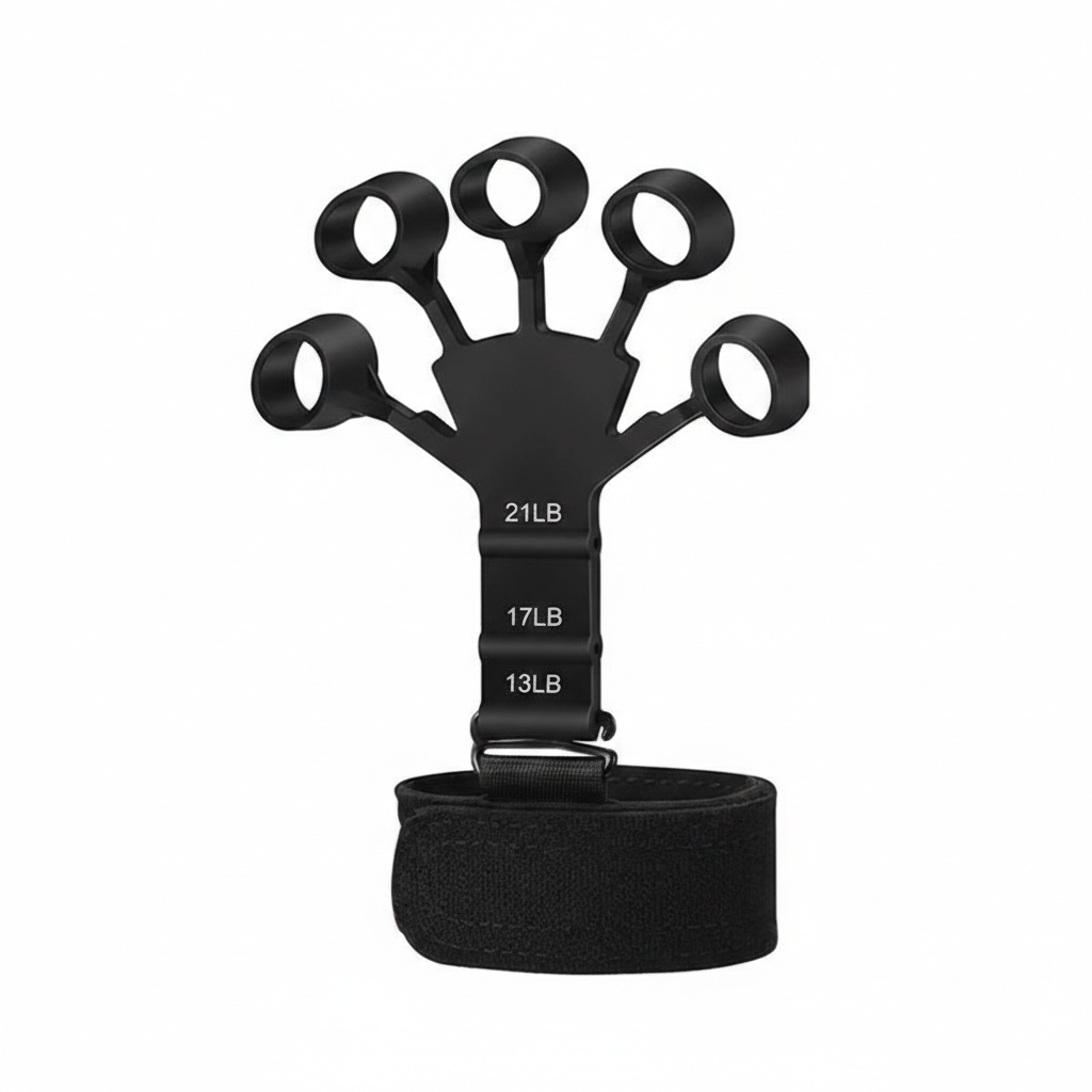 1Pcs Silicone Gripster Grip Strengthener Finger Stretcher Hand Grip Trainer Gym Fitness Training And Exercise Hand Strengthened