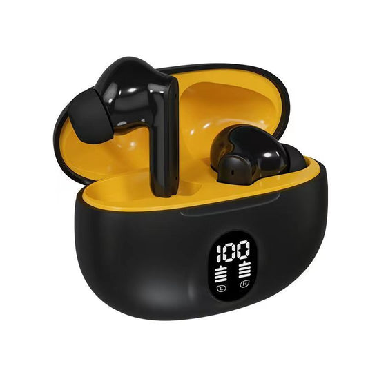 Professional Display Stereo 895B Wireless Bluetooth Earbuds With Mic LED Display Type C Fast Charging For Android IPhone (Without Box Random Color)
