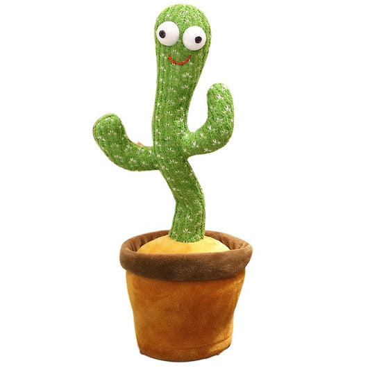 Dancing Cactus Toy for Kids – Talking & Singing Plush Cactus | Interactive Mimic Toy | Battery Operated Fun Toy for Toddlers (Without Box)