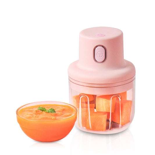 Mini Food Chopper Portable USB Rechargeable Vegetable Garlic Meat Grinder | With Cable - Size 250ml