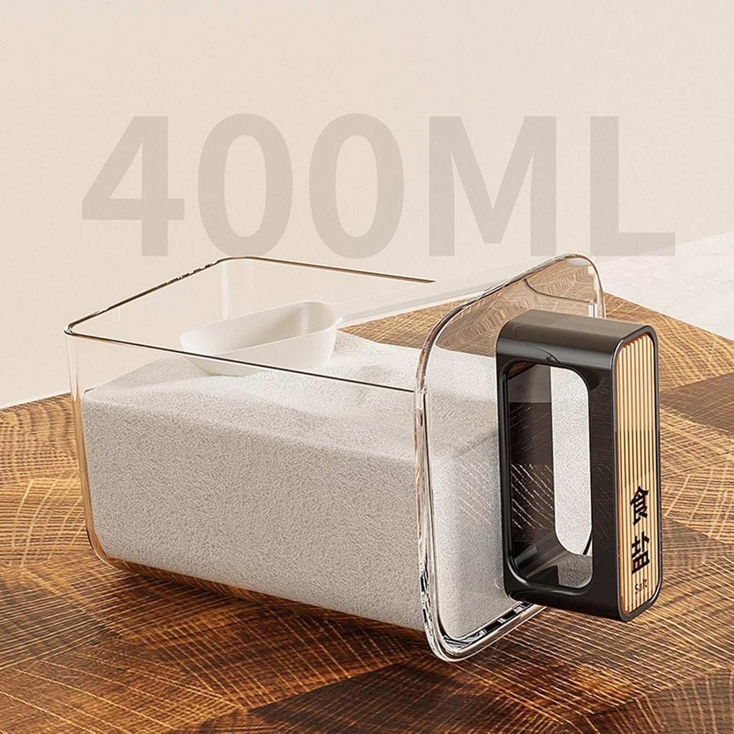 Wall Mounted Seasoning Box Condiment Containers Space Saving Storage Durable Transparent Kitchen Organizer