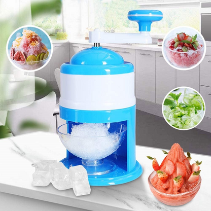 Manual Ice Crushing Shaver Maker Machine Gola Ganda Household Ice Crusher For Refreshing Summer Treats