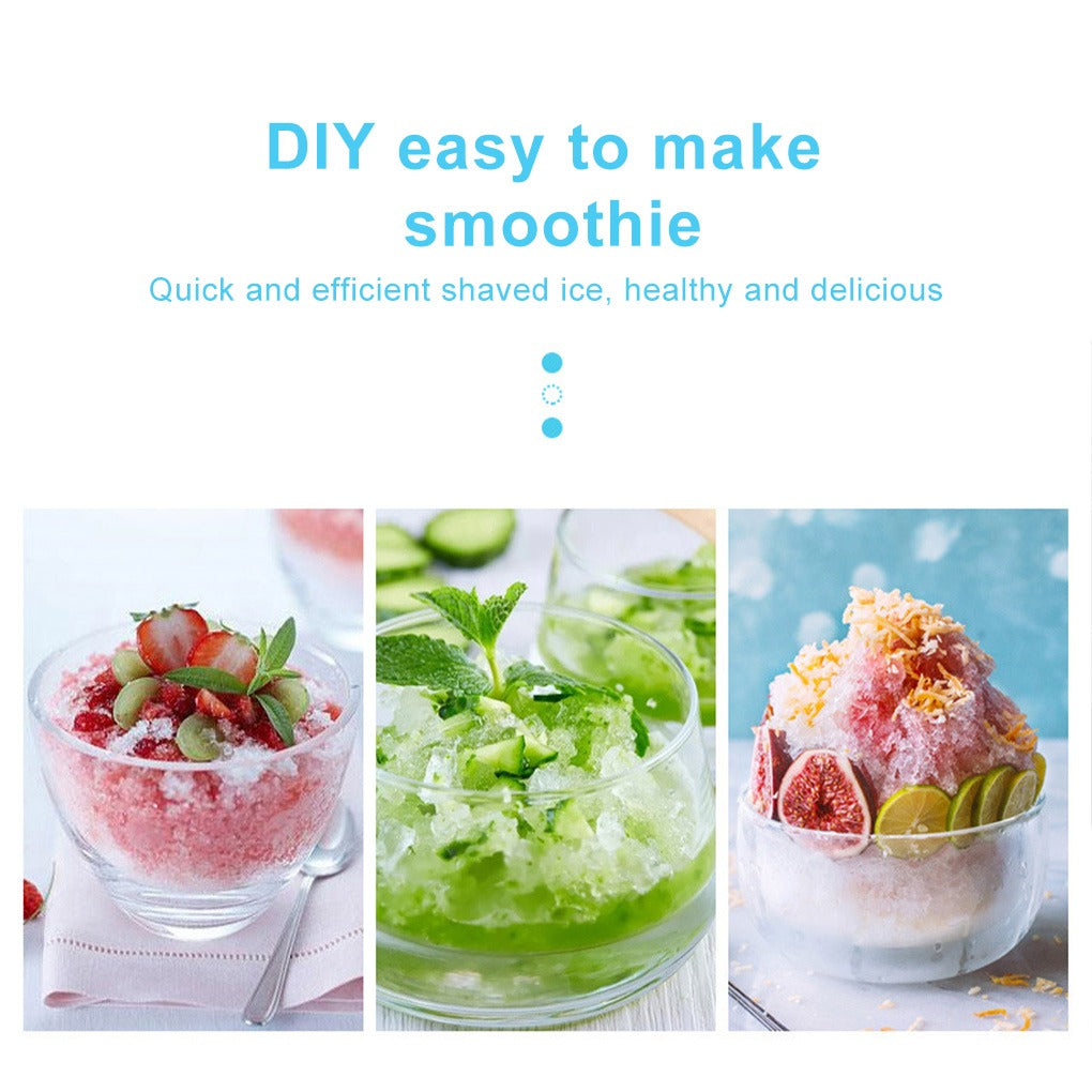 Manual Ice Crushing Shaver Maker Machine Gola Ganda Household Ice Crusher For Refreshing Summer Treats