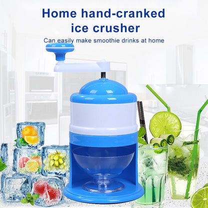 Manual Ice Crushing Shaver Maker Machine Gola Ganda Household Ice Crusher For Refreshing Summer Treats