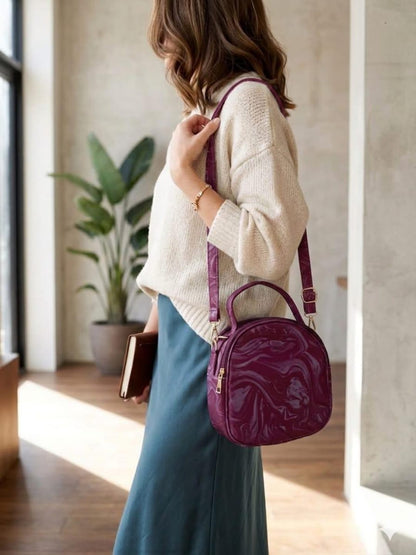 Marble Gloss Mini Crossbody Handbag Skin