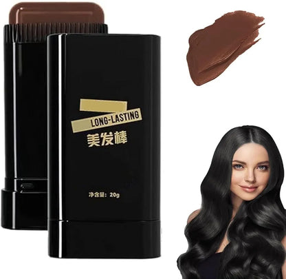 Instant Hair Color Dye Comb Stick Root Touch-Up Cover Gray Hair Long Lasting 20g - Black