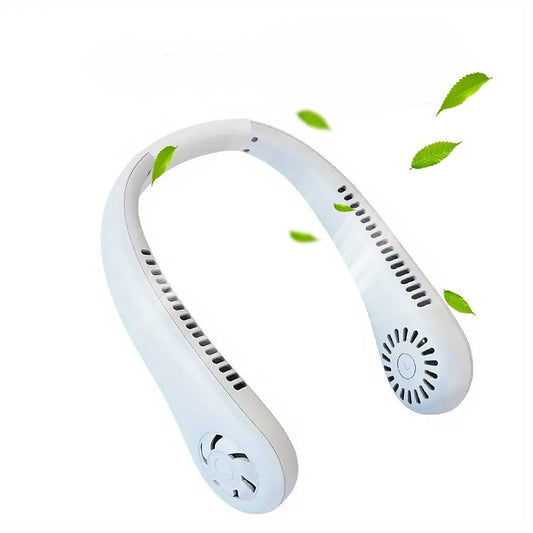Portable Neck Fan USB Rechargeable Adjustable Personal Fan for Indoor & Outdoor Use (Random Color) Rs 823