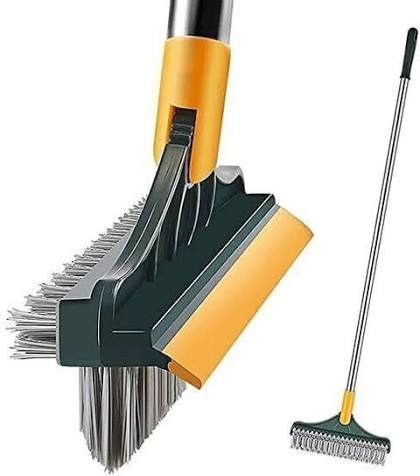 3-in-1 Wiper Brush Extendable | Viper Broom Brush 3in1 | Dual Purpose Cleaning Tool With Strong Bristles And Built In Wiper Blade