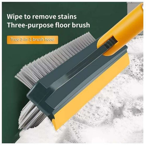 3-in-1 Wiper Brush Extendable | Viper Broom Brush 3in1 | Dual Purpose Cleaning Tool With Strong Bristles And Built In Wiper Blade