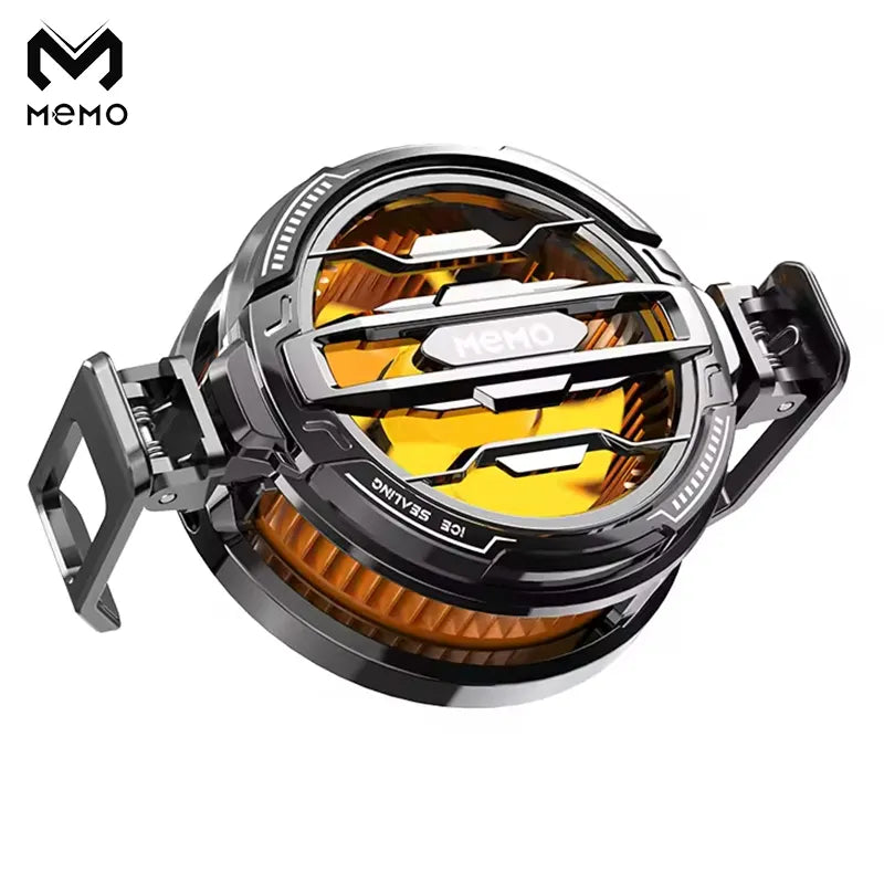Magnetic Phone Cooler Fan Case Yellow CX07 Gaming