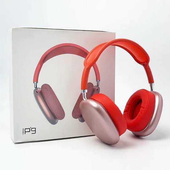 P9 White Bluetooth 5.0 Headphones with 400mAh Battery P9