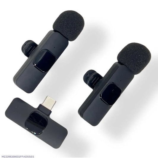 K9 Dual Wireless Microphone ORIGINAL Plug & Play FOR Type-C & IOS