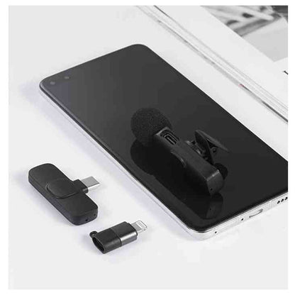 K9 Dual Wireless Microphone ORIGINAL Plug & Play FOR Type-C & IOS