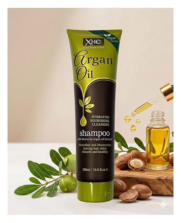 Xpel Hair Care Argan Oil Shampoo – 300ml | Nourishing, Hydrating & Smoothing Hair Care