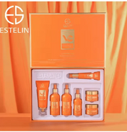 Estelin Vitamin C Plus – 7-Piece Brightening &amp; Anti-Aging Skin Care Set