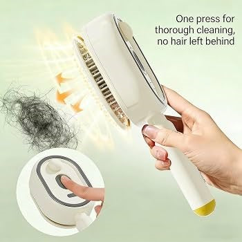 Electric Nano Mist Hair Brush – USB-C Rechargeable Retractable Air Cushion Comb for Detangling, Smoothing &amp; Hair Hydration