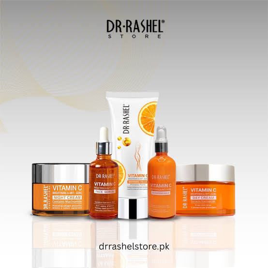 Dr Rashel Vitamin C Complete Skin Care Set – 5 Pieces + Jade Roller