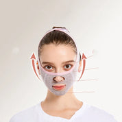V-Face Lifting Bandage – Adjustable Facial Contouring &amp; Double Chin Support Mask