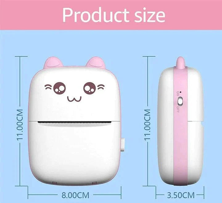 Multifunctional Wireless Thermal Printer – Portable Inkless Mini Printer