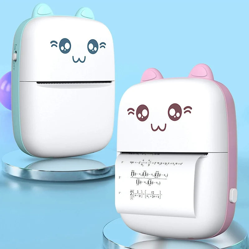 Multifunctional Wireless Thermal Printer – Portable Inkless Mini Printer