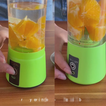 Portable Blender - Rechargeable Personal Smoothie Maker Electric USB Juicer Cup Compact Lightweight Travel Bottles For Shakes And Smoothies | 380ml